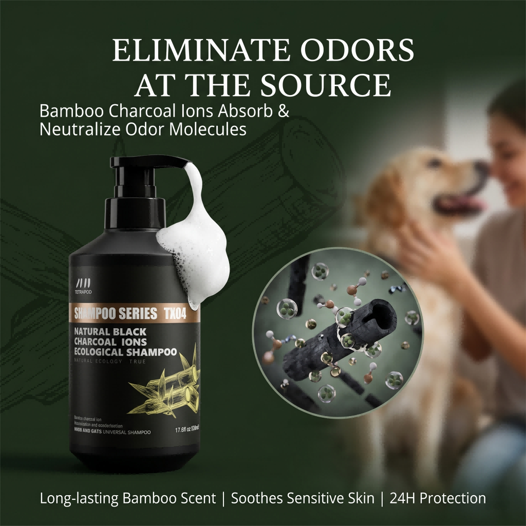 Pet Shampoo Bamboo Charcoal